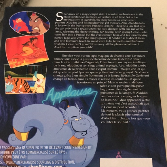 Authentic Disney Aladdin Pin Set in Box. NWOT. - Picture 6 of 16